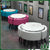 (MUWU) Simple Negotiation Stoic Table and Chair Combination 4 People Leisure Creative Reception Net