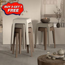 [Buy 3 Get 1 Free] Dining Chair Living Room Dining Stool High Stool Modern Simple Plastic Chair