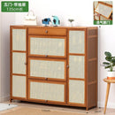 GC Shoe Cabinet Multi-layer Shoes Cabinet Household Solid Wood Shoes Shelf Door Entry Storage