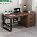 Computer Desk With Drawer Storage Writing Table For Home Office Study Desk Chair Set Solid Wood Desk