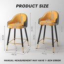 Bar Chair Modern Simple Light Luxury Household Bar Stool Thickened Iron Back Chair Comfortable Soft