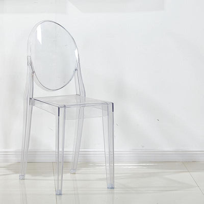 Crystal Transparent Chair pc Devil Ghost Chair simple modern theme restaurant dining chair acrylic