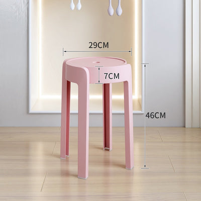 【Buy 3 Free 1】Nordic Dining Stool living room Small Stool Simple Plastic Stool Round Shape Stool