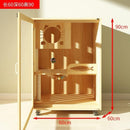 Pet Condo Cage Villa Luxury Double/Three-story Cat Villa Apartment Display Cabinet Household Solid