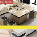 Lifting And Lowering Table Dual-use Folding Multi-functional Tea Tv Cabinet Set Storage Simple