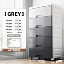 76CM Wide Storage Drawer Cabinet Space Saving Storage Cabinet Children's Clothes Household Plastic