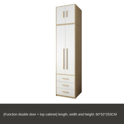 Nordic Wardrobe Simple Modern Economy Assembly Two-door Board Simple Custom Small Bedroom Wardrobe