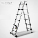 4-meter Retractable Telescopic Climbing Anti-skid Ladder Straighten Portable Sub-ladder 5-meter