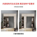 Arper Solid Wood Wardrobe Sliding Door Wardrobe Simple Assembly Wardrobe Small Family Bedroom