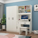 Wardrobe Integrated With Computer Desk Small Apartment Combination Cabinet Table Home Wardrobe-042