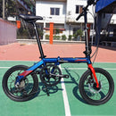 Java X1 Foldable Bicycle Aluminum Alloy Disc Brake 7 Variable Speed 16 Inch Leisure Jiawo