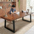 American Minimalist Natural Side Solid Wood Desk Natural Log Computer Desk Meeting Table Studio