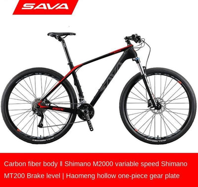 【In Stock】LM SAVA Carbon Fiber Mountain Bike Men s and Women 27-speed Shimano Shift Brake Inner