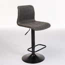 Bar Stool Modern Simple Backrest Lifting Rotary Bar Chair Adjustable Bench PUB / CAFE Metal Base