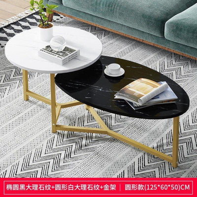 ARPER Nordic Light Luxury Coffee Table Simple Modern Creative Sofa Side Table Wrought Iron Bedroom