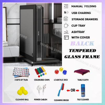 YICHANG (Home Installation) Foldable Automatic Mahjong Table Majiang Electric Folding Mahjong Table