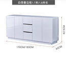 Side Cabinet Modern Minimalist Tea Cabinet Multi-functional Paint Cabinet White Cupboard Kitchen