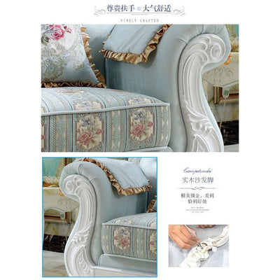 Living Mall Sofa European Sofa Combination Can Be Disassembly and Washing Small Family Concubine