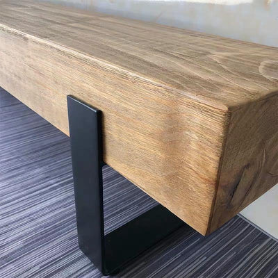 Nordic Solid Wood Bench, Household Log Tv Cabinet, Simple and Modern Shoe Changing Stool, Creative