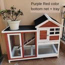 Pet House Household Dog Cat Bunny Nest Large House Rabbit Cage Villa Eazy Cleaning