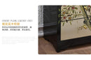 New Chinese Chest of Drawers American Light Luxury Solid Wood Bedroom Simple Modern Locker Side