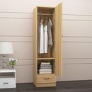 Kinbolee Mini Wardrobe Narrow Cabinet Single-door Wardrobe Small Room Children's Wardrobe