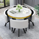 Dining Table Dining Table Set Light Luxury Dining Table and Chair Small Round Table OfficeTable and