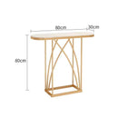 Nordic Console Table Home Living Room Light Luxury Marble Porch Table Modern Simple Console Table