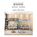 HOPMY Iron Bed Loft Bed Apartment Combination Bed Iron Single Apartment Small-family Loft Pavilion