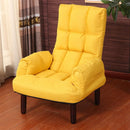 Chair Omlin Office Lazy Sofa Computer Chair Japanese Folding Reclining Chair Single Cloth Sofa 【In