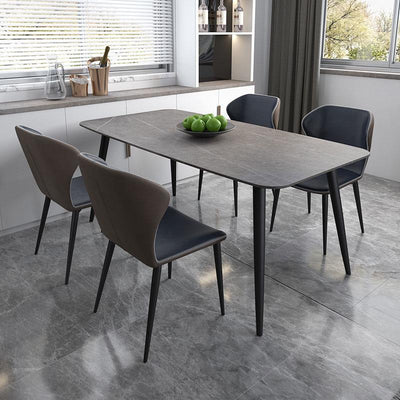 【YUEHUA】Ready Stock Dining Table Set Marble Dining Table with Chairs