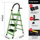 Kinbolee Indoor Step Stool Household Ladder Folding Climb Ladder Thick Multi-purpose Telescopic