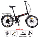 High Carbon Steel 7 Speed Foldable Adult Bike