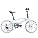 Hito X6 Foldable Bicycle Shimano 7-speed Variable Speed 20/22 Inch Folding Bicycle Aluminum Alloy