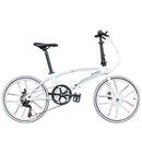 Hito X6 Foldable Bicycle Shimano Accessories 7-speed Variable Speed 20/22 Inch Bicycle Ultra-light