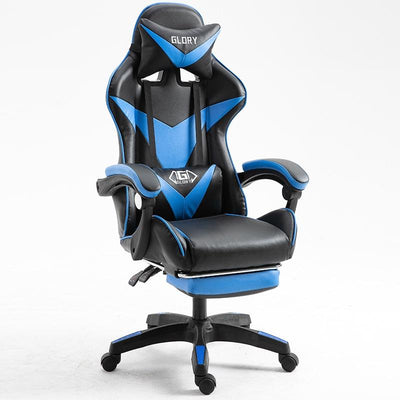 Gaming Chair Comfortable Nylon Foot With Footrest Office Chair Computer Chair E-sports Chair