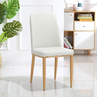 APOLLO Nordic Dining Chair Modern Backrest Home Study Chair Comfortable Leisure Chair Simple Desk