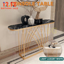 Nordic Console Table Home Living Room Light Luxury Marble Porch Table Modern Simple Console Table