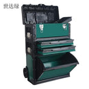 Syezyo Tool Box Cart Multifunction Tool Cart Extension Multilayer Pull Rod Type Hardware Toolbox