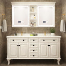 American Bathroom Cabinet Intelligent Mirror Cabinet Combination Bathroom Double Basin European Hand