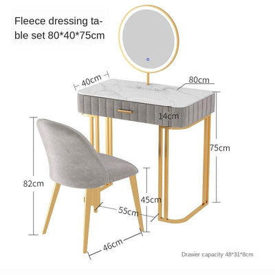 YICHANG Nordic Dressing Internet Celebrity Ins Style Bedroom Modern Simple Light Luxury Makeup Table