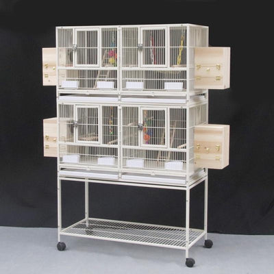 RUNPET Large Bird Cage Parrot Breeding Cage Large Space Birdcage