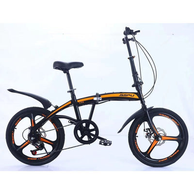 ⭐2021 NEW⭐Kosda Ksd-5 Foldable Bicycle Electroplating 20 Inch 8-speed Dual Disc Brake Bicycle