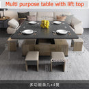 CONSIDER Dining Table With Storage Compartment Coffee Table With Lift Top Dual-purpose Folding Table