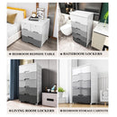 76CM Wide Storage Drawer Cabinet Space Saving Storage Cabinet Children's Clothes Household Plastic