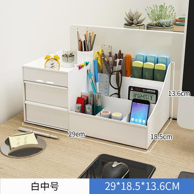 Desktop Organizer Multi-function Large Capacity Makeup Organizer Bedroom Storage Box Office Desk