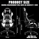 Desiny Gaming Chair Bluetooth Audio Computer Chair Color Light With Massage Office Chair