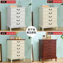 European-style Solid Wood Modern Light Luxury Bedroom Chest of Drawers Simple White Living Room