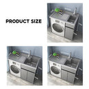 Washing Machine Integrated Cabinet Balcony Washing Cabinet Combination Space Aluminum Basin Cabinet