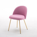 PU/Flannel/Fabric Dining Chair Net Red Chair Home Makeup Chair Bedroom Leisure Chair Nail Art Stool